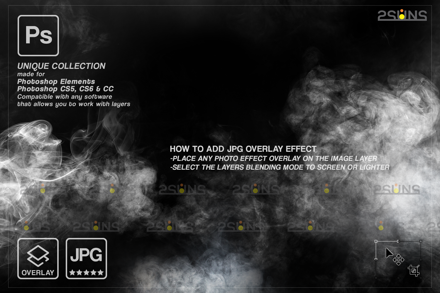 Smoke backgrounds & Smoke bomb overlay, Photoshop overlay By 2SUNS ...