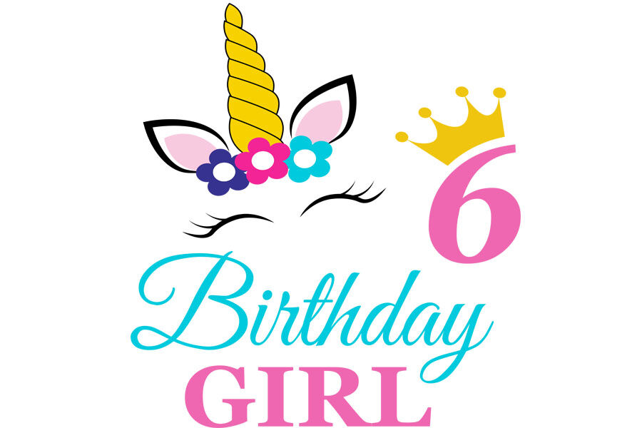 Download Birthday Girl Svg Birthday Princess Svg 6th Birthday Svg B Day Girl By Lillyarts Thehungryjpeg Com