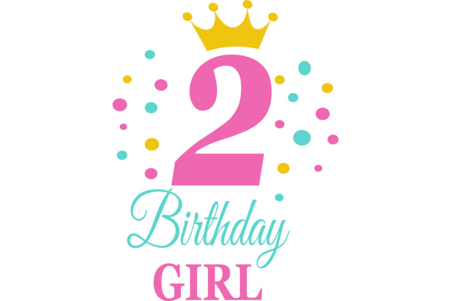 Download Birthday Girl Svg Birthday Princess Svg 2 Nd Birthday Svg B Day Gir By Lillyarts Thehungryjpeg Com