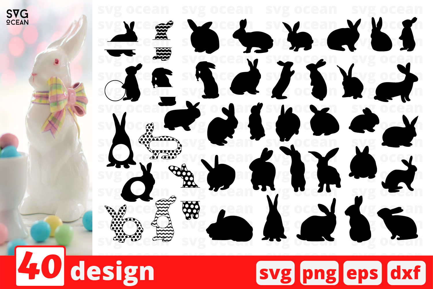 Download Easter Bunny Svg Bundle By Svgocean Thehungryjpeg Com
