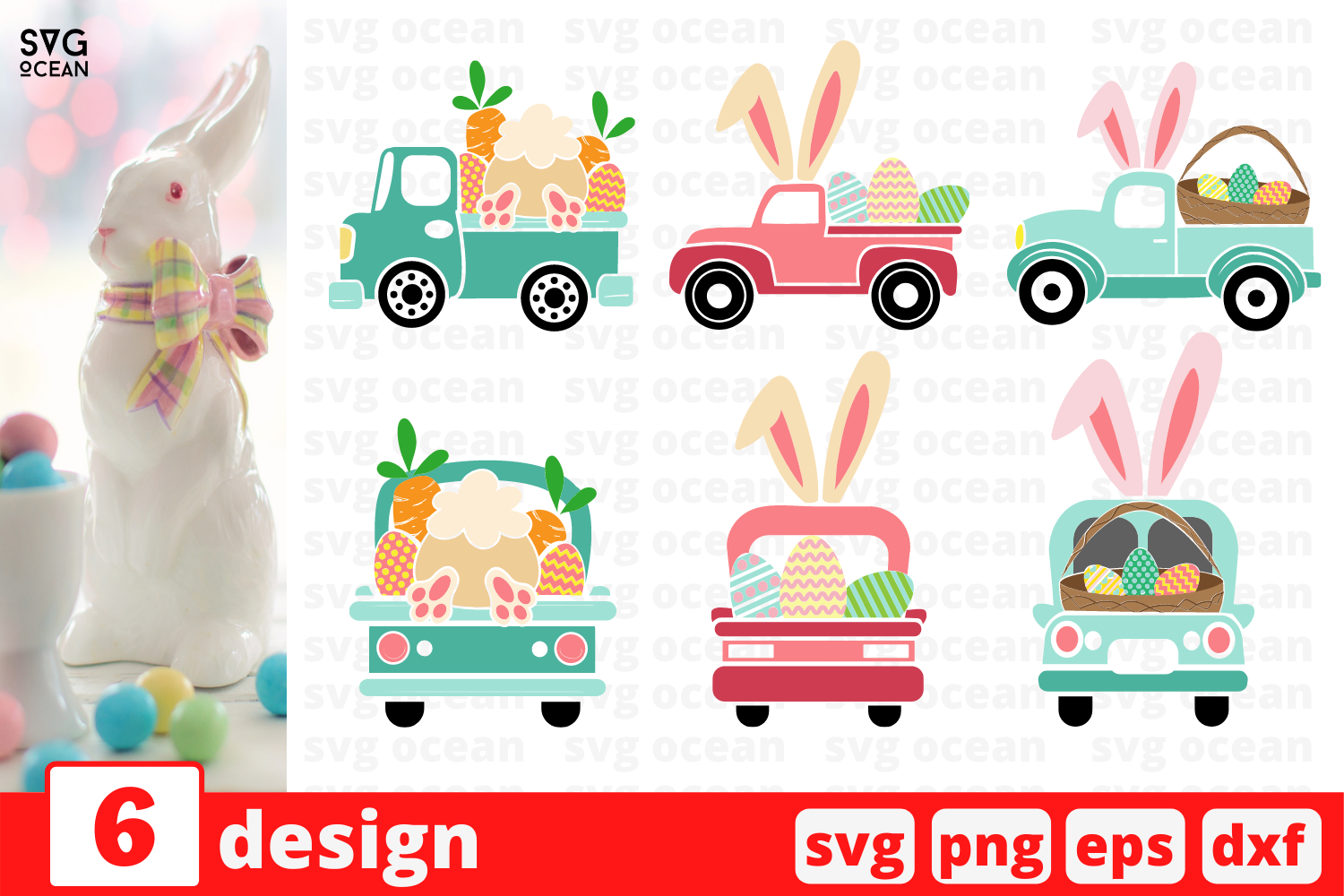 Download Easter Truck Svg Bundle By Svgocean Thehungryjpeg Com