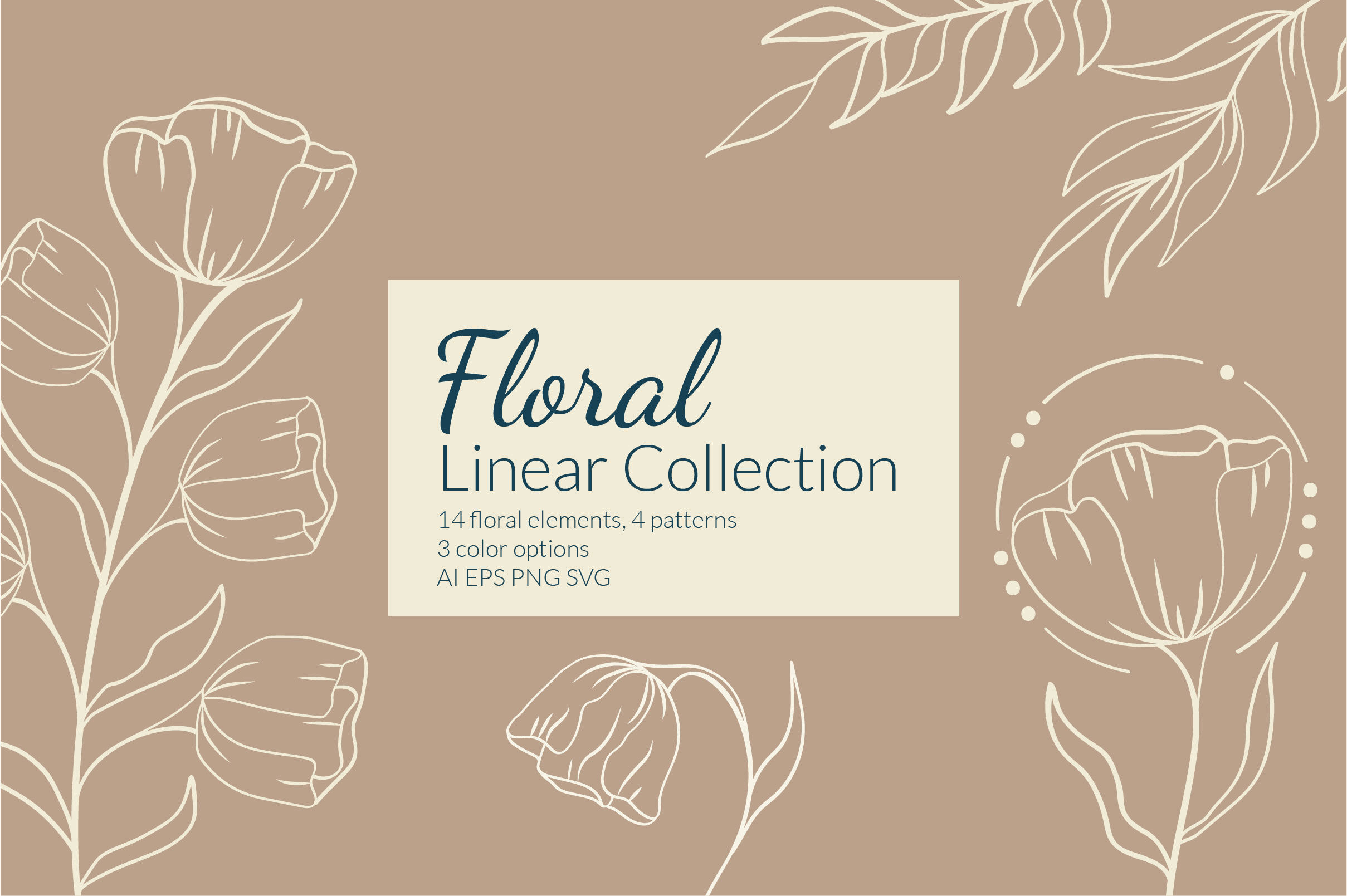 Download Botanical Flower Svg Floral Line Art Clipart Svg By Zenart Studio By Tatyana Matsiushkova Thehungryjpeg Com