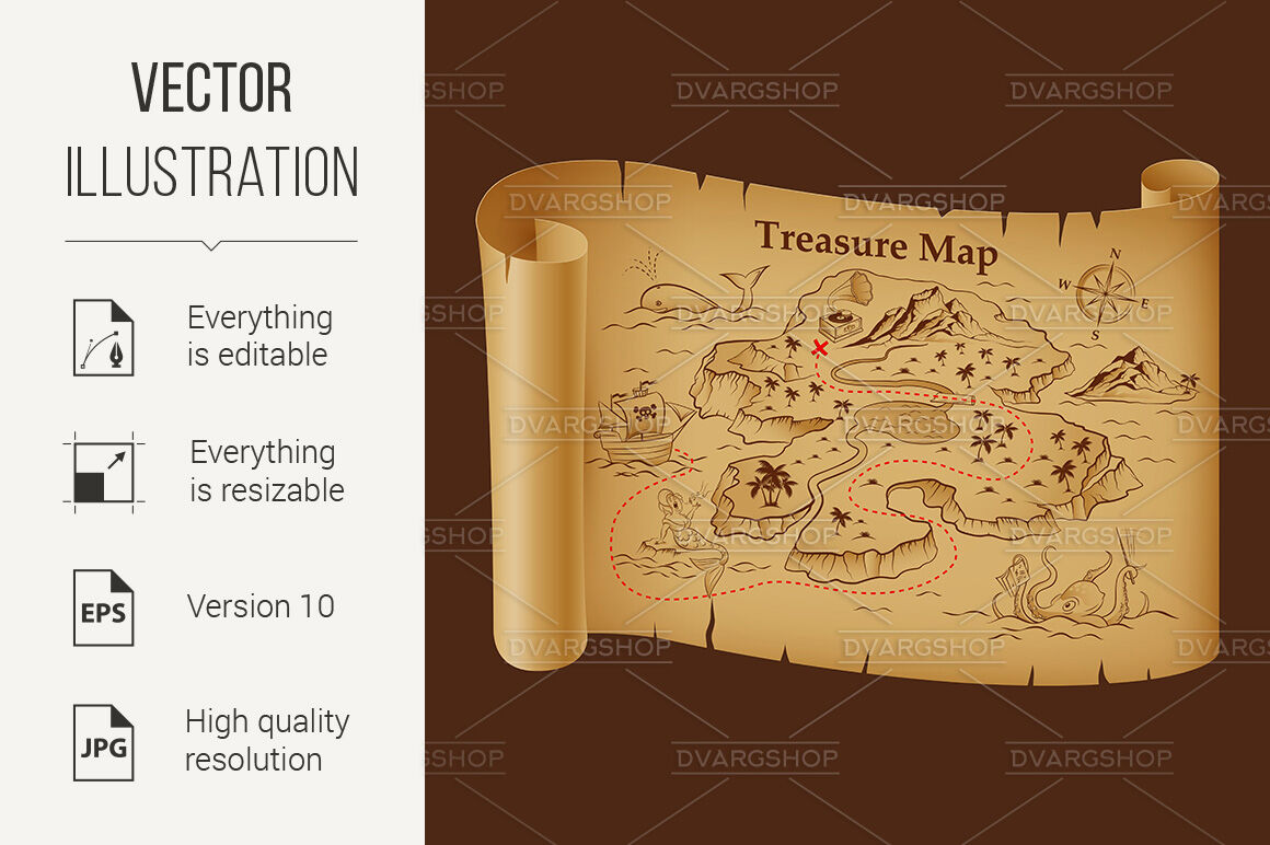 real pirate treasure maps