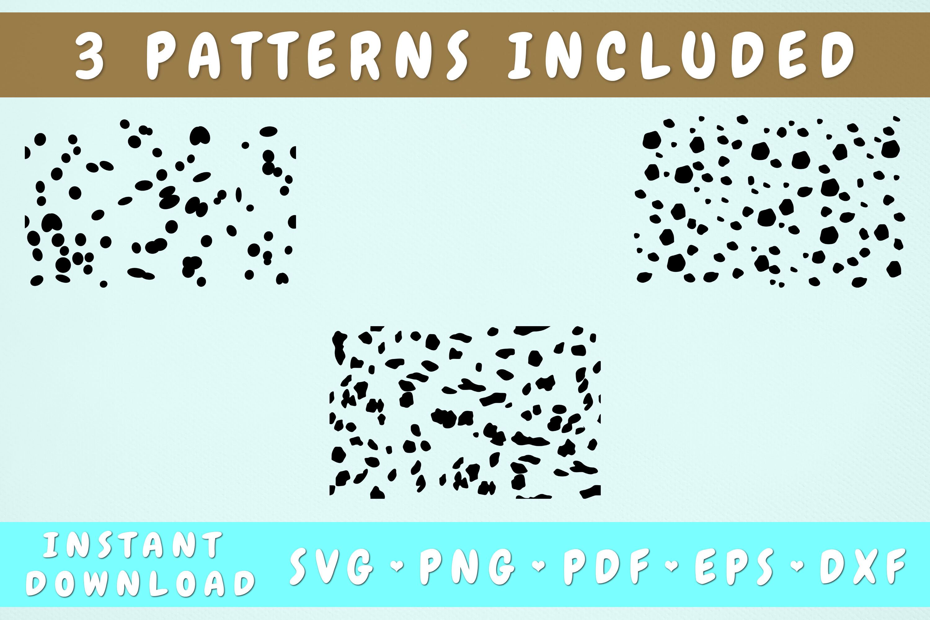 Dalmatian Spots SVG, Dalmatian Pattern SVG