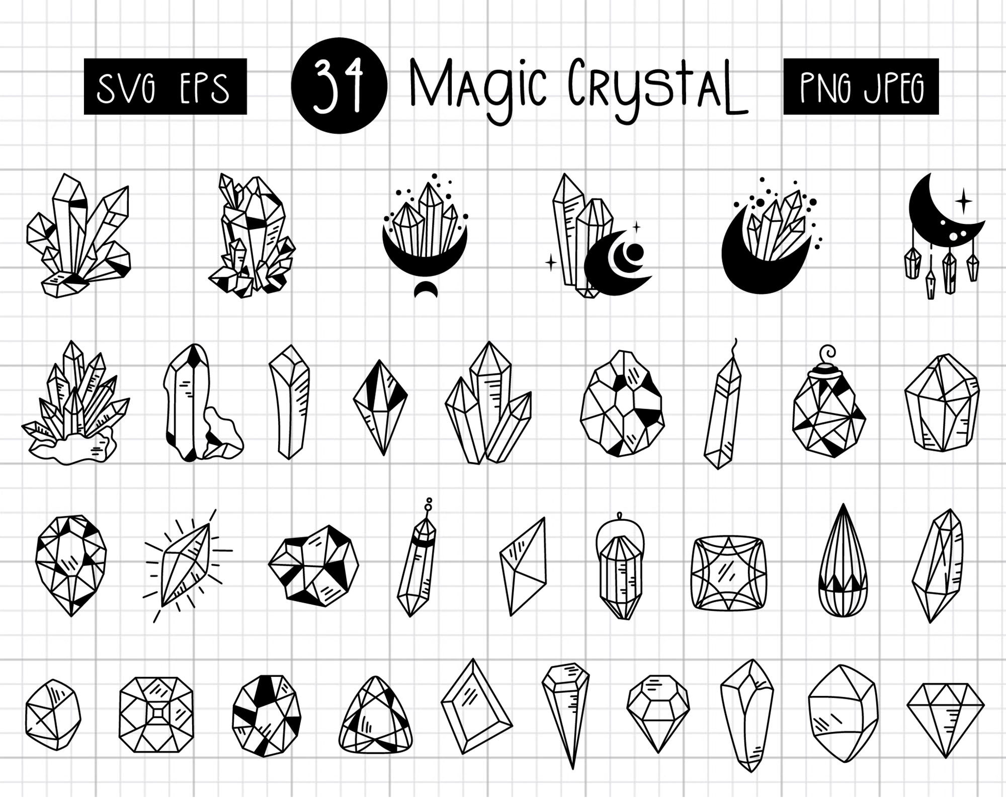 ready to print and cut svg crystal recharge svg svg files novelty svg crystals svg CRYSTAL HOARDER SVG svg downloads