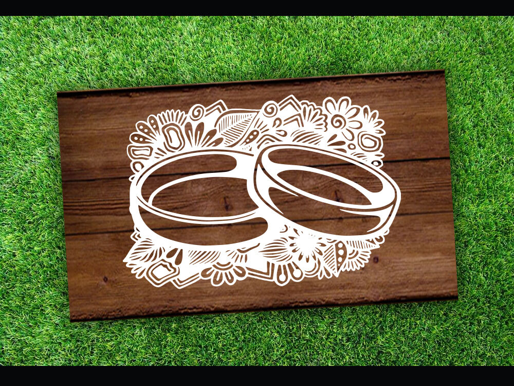 Download Wedding Ring Flower Svg Cut By Dxf Store Thehungryjpeg Com