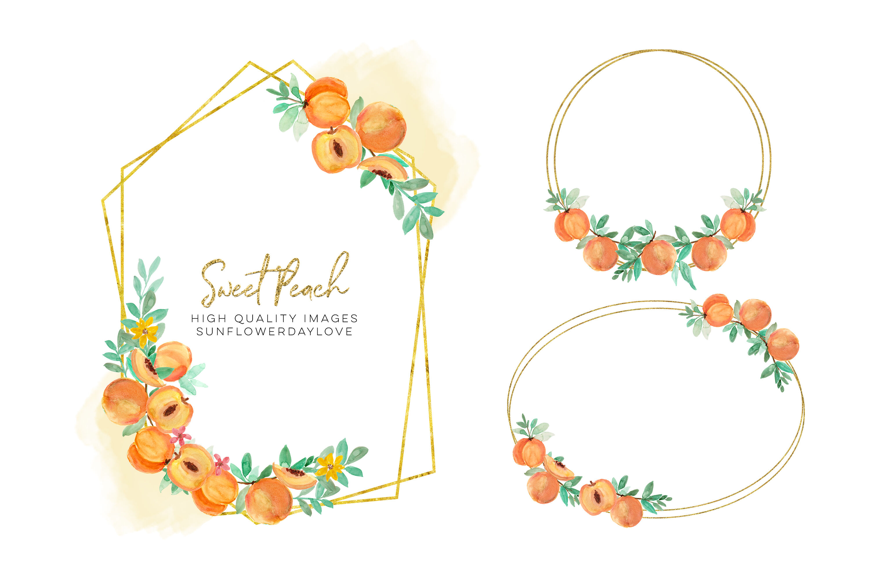 free clipart peaches borders and frames