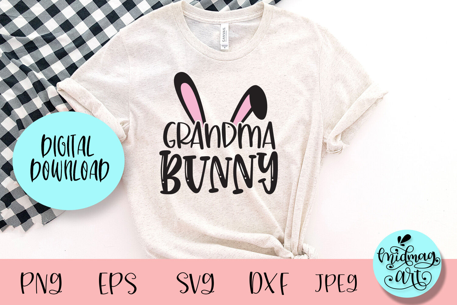 Download Grandma Bunny Svg Easter Svg By Midmagart Thehungryjpeg Com