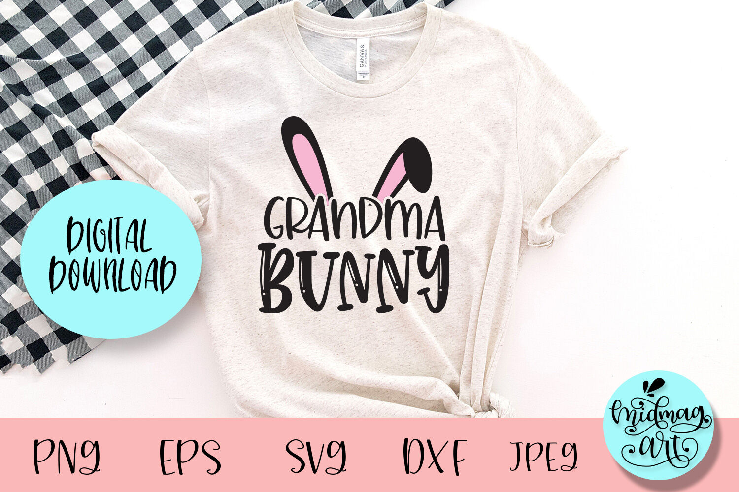 Clip Art Rabbit Svg Svg Files For Cricut Easter Svg Grandma Svg Embrostyledesign Instant Download Cricut Designs Grandma Bunny Svg Family Svg Art Collectibles