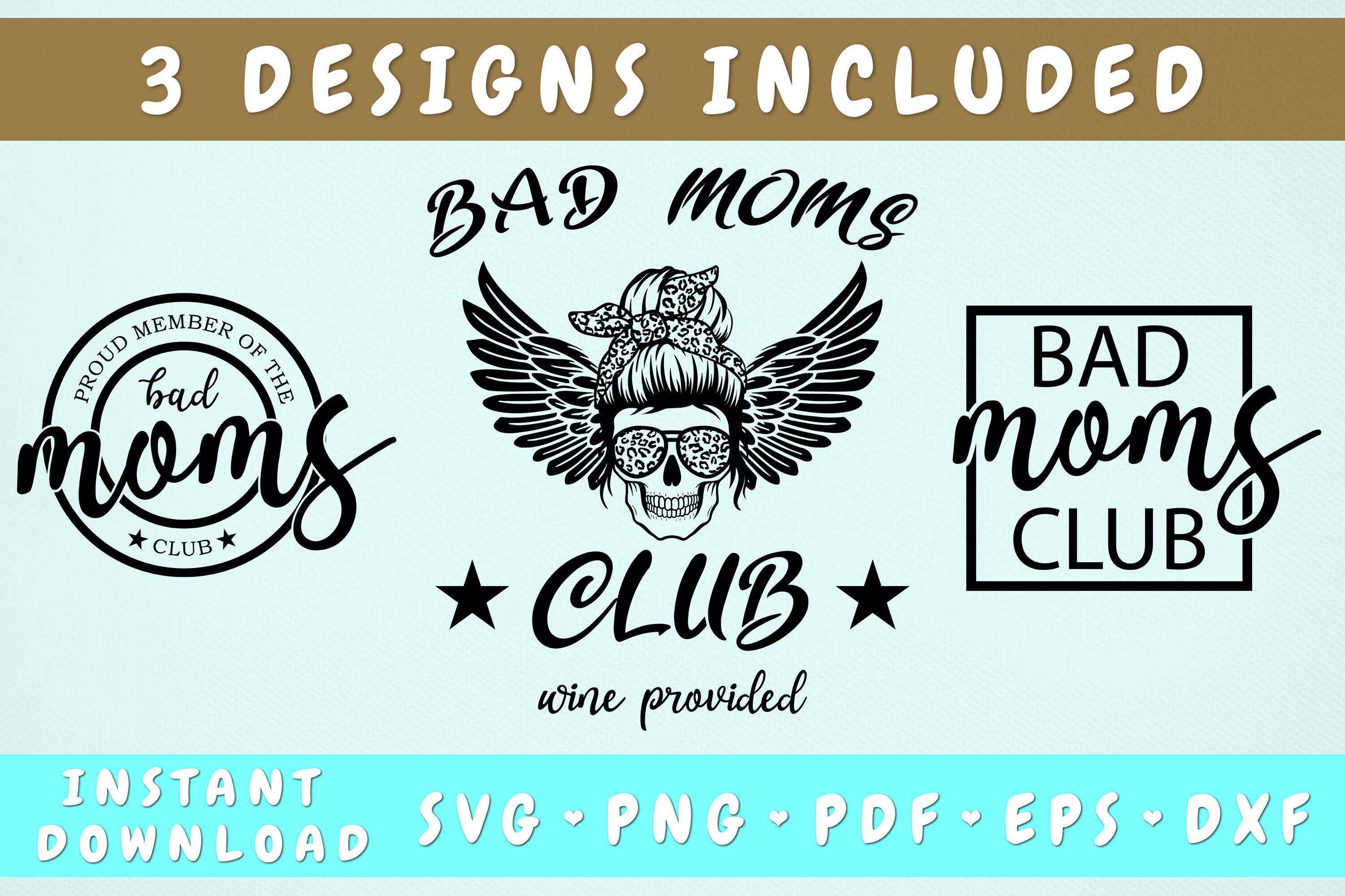 Digital Art And Collectibles Drawing And Illustration Mom Svg Bad Moms Club Bad Moms Club Svg