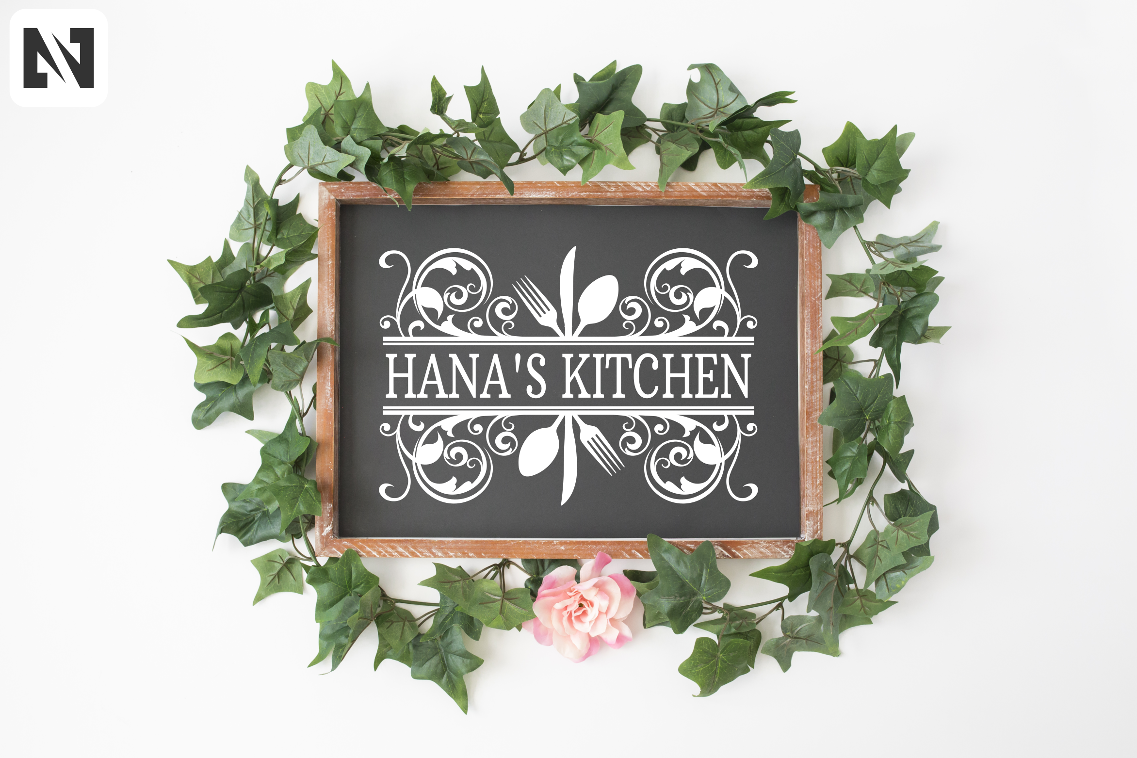 Download Kitchen Monogram Svg Kitchen Svg Cooking Svg Chef Svg By Pinoyart Thehungryjpeg Com