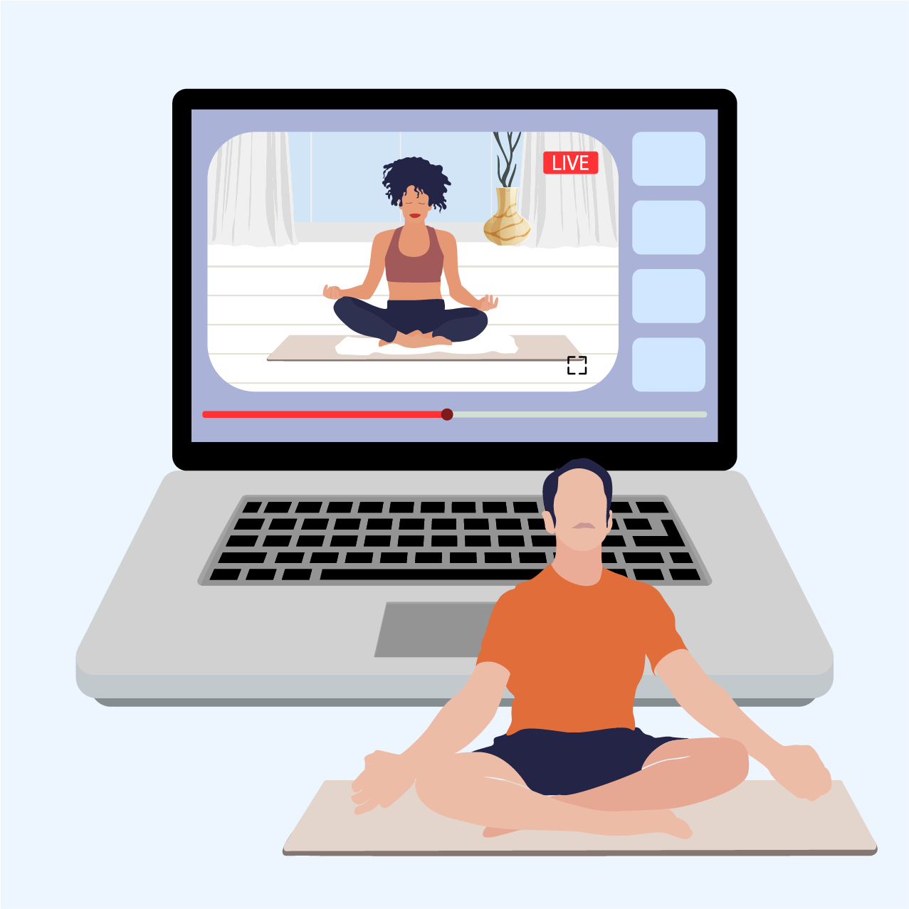 Virtual Yoga Meditation Coaching Classes