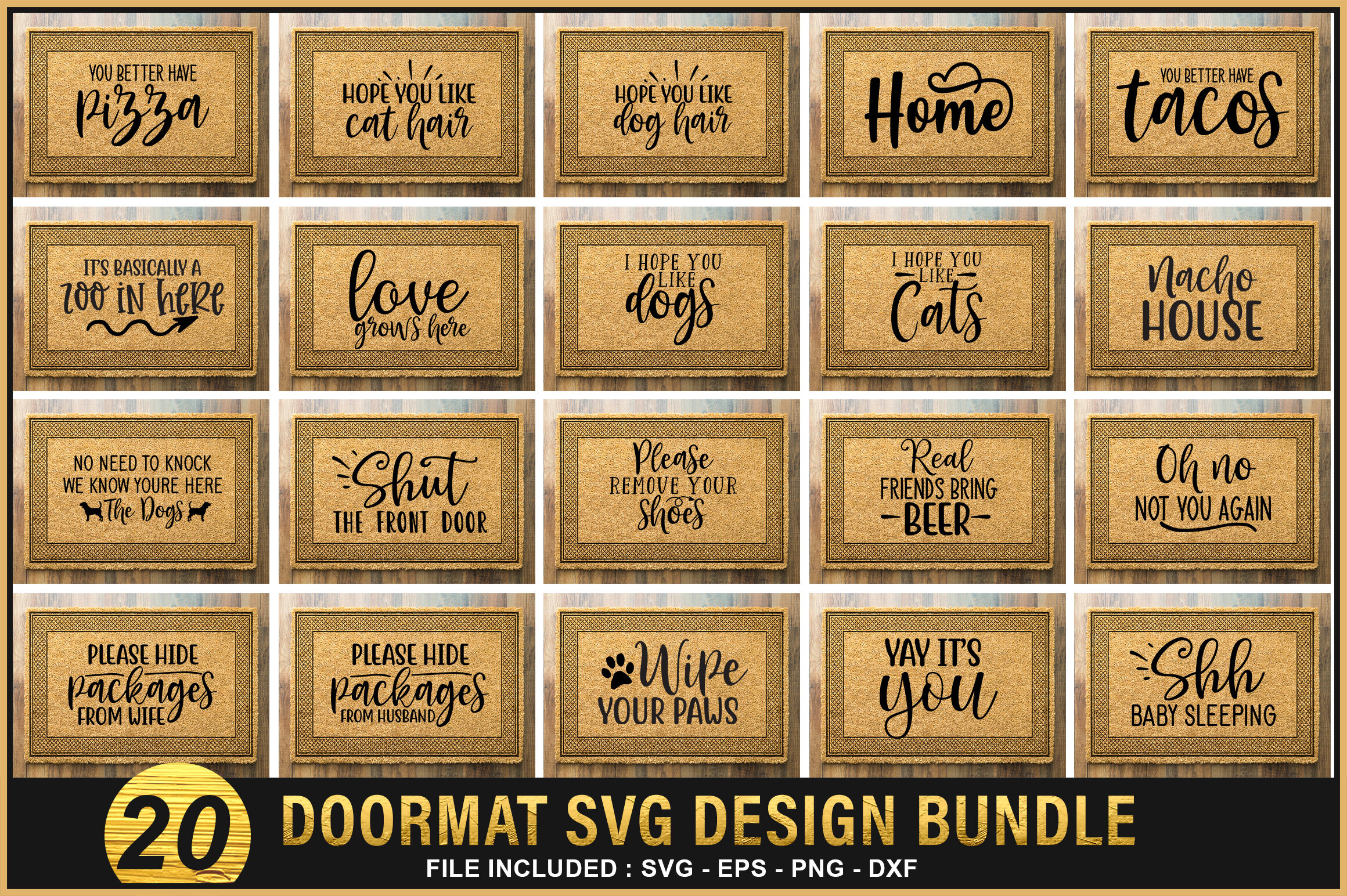 Download Doormat Svg Bundle Doormat Bundle Funny Doormat Bundle Funny Doorma By Designavo Thehungryjpeg Com