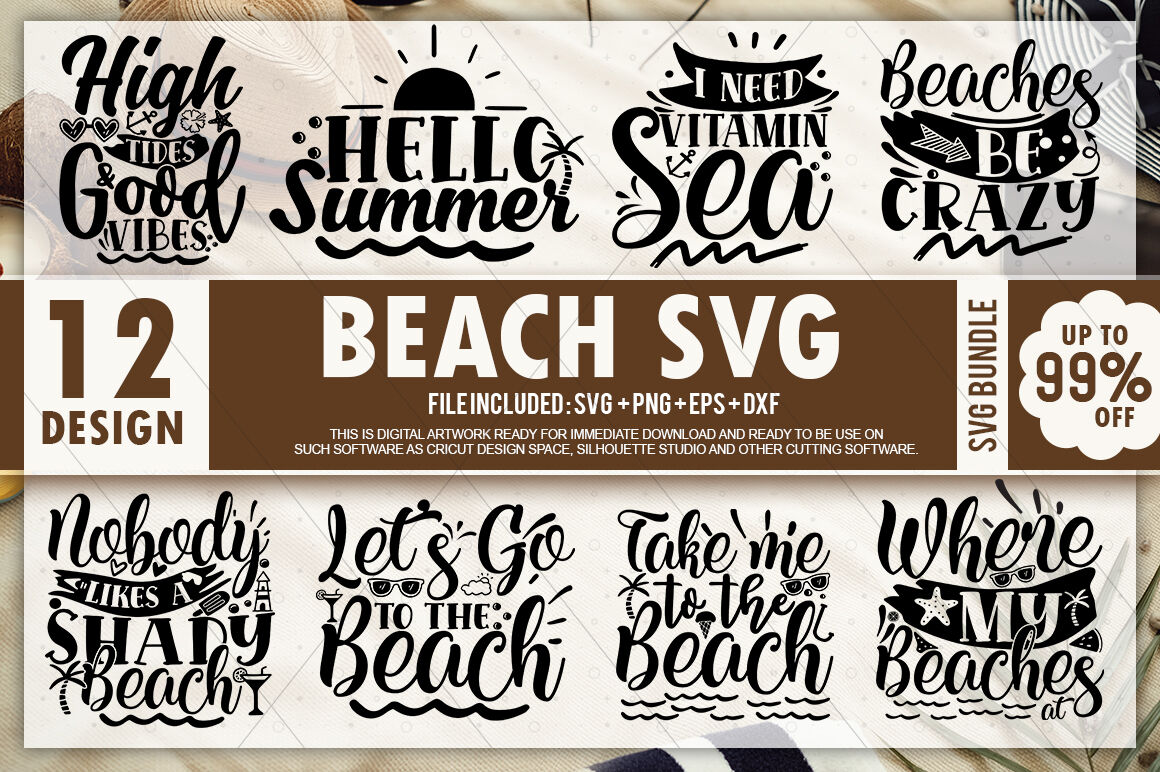 Download Beach Svg Bundle Summer Bundle Svg Hello Summer Svg Summer Shirt Sv By Designavo Thehungryjpeg Com