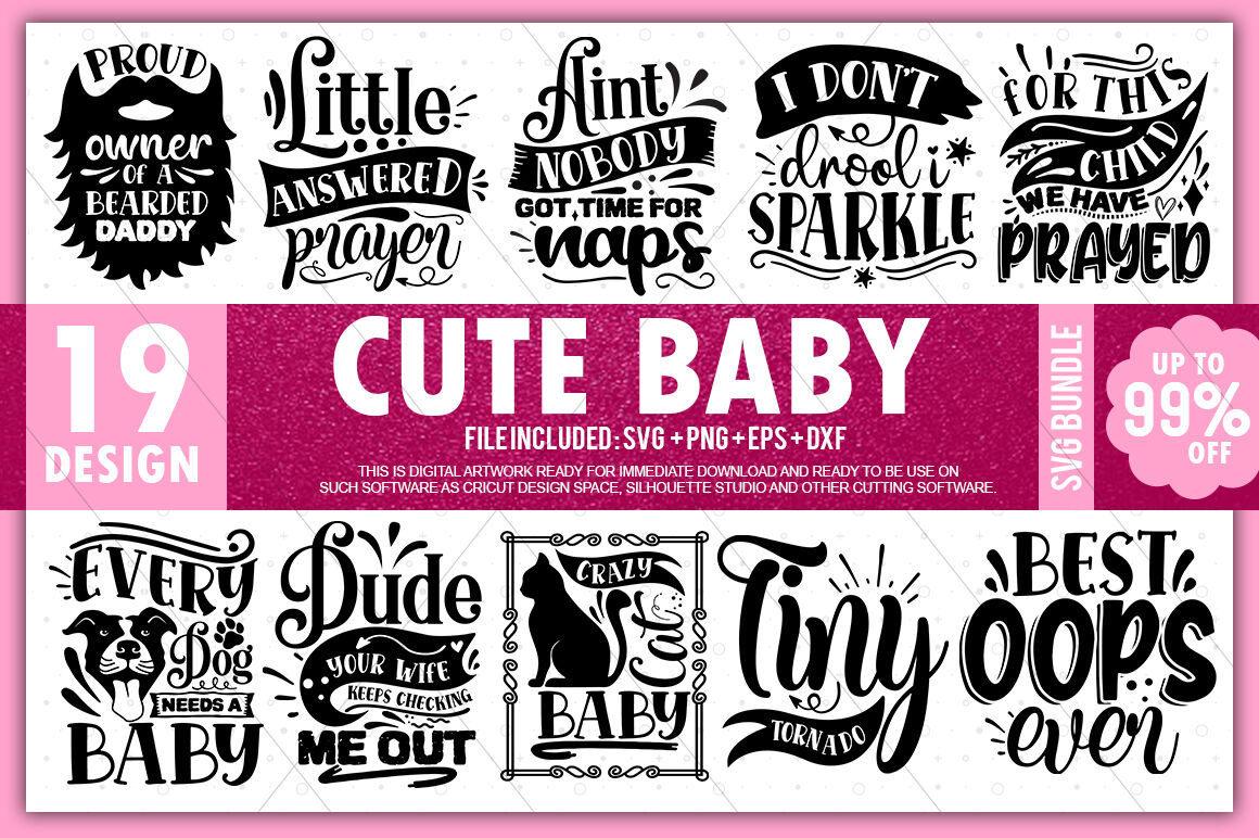 Download Baby Svg Bundle Baby Onesie Svg Cute Baby Sayings Svg Baby Svg New By Designavo Thehungryjpeg Com