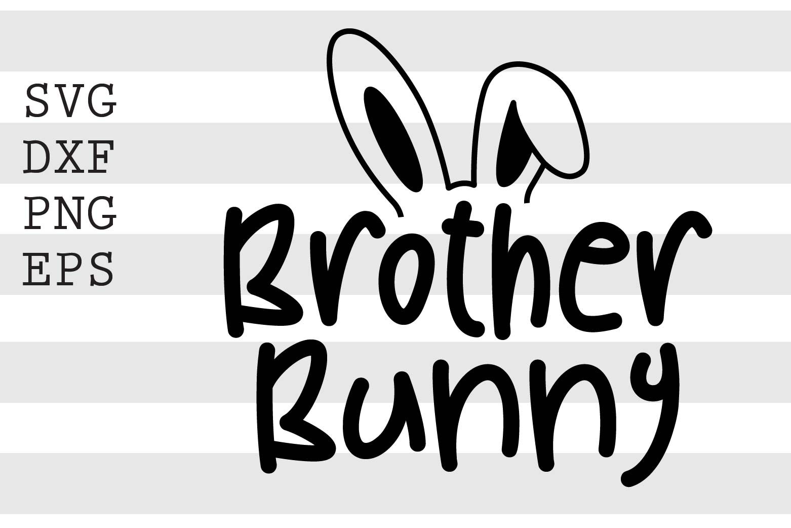 Download Brother Bunny Svg By Spoonyprint Thehungryjpeg Com