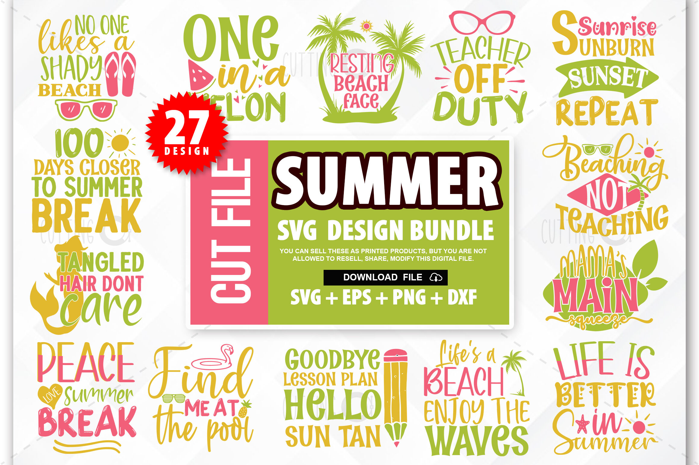 Download Summer Svg Bundle Beach Svg Svg Files For Cricut By Designavo Thehungryjpeg Com