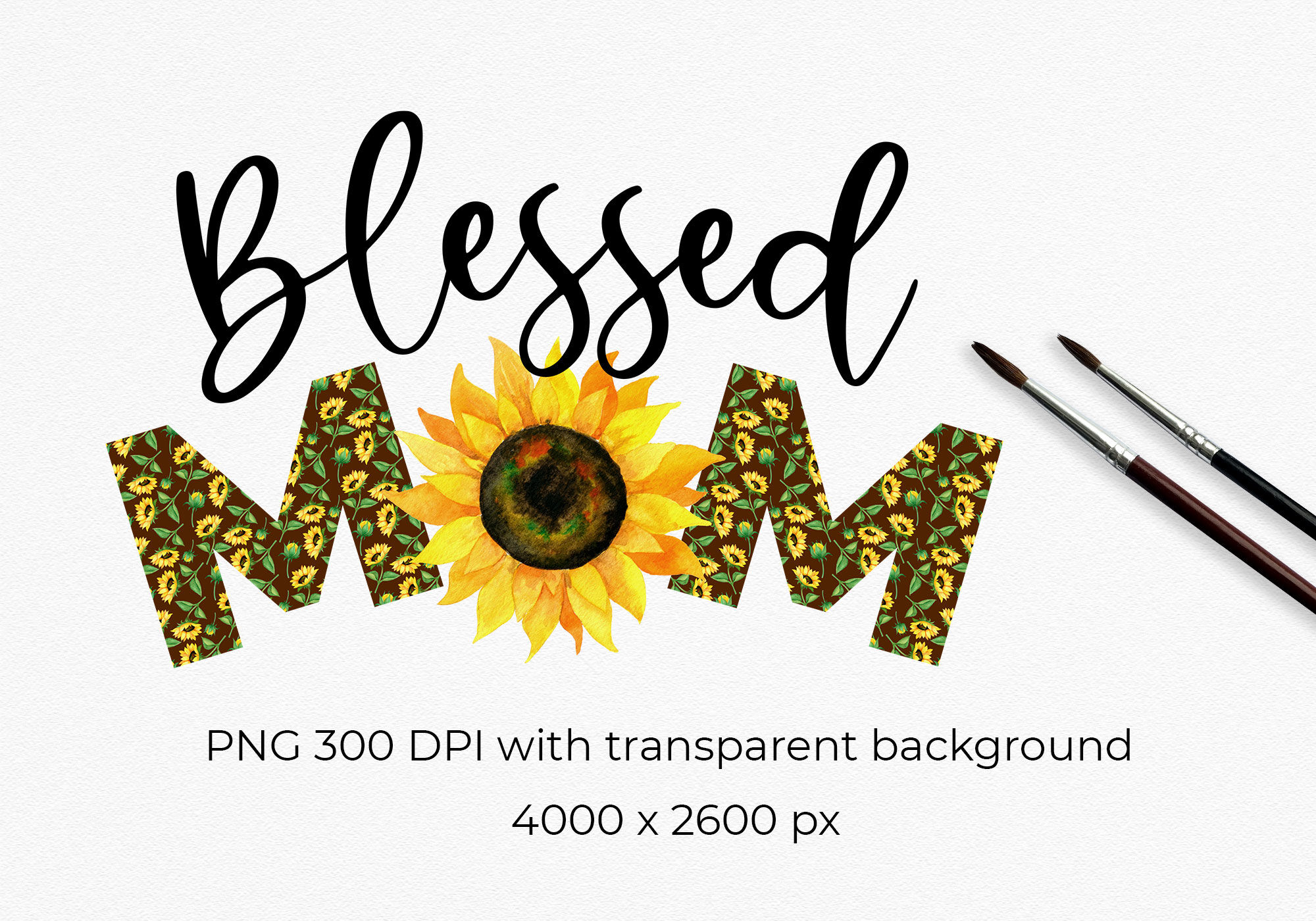 Blessed mom sunflower sybju png file sunflower clipart sunflower