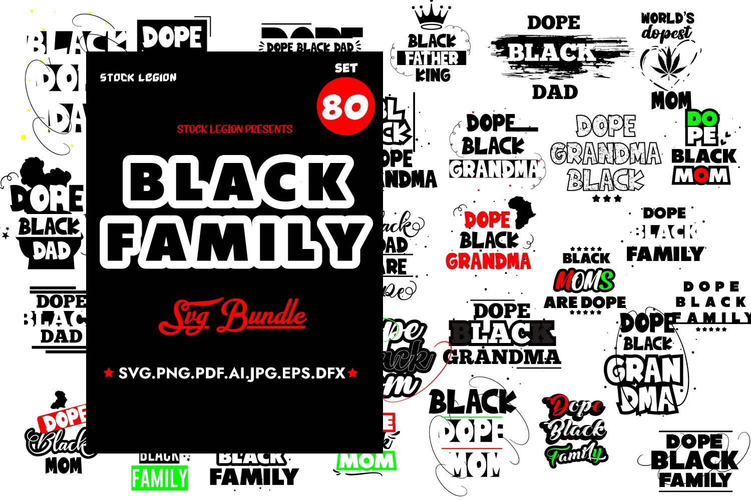 Download 80 Black Family Svg Bundle By Stockvectorsvg Thehungryjpeg Com