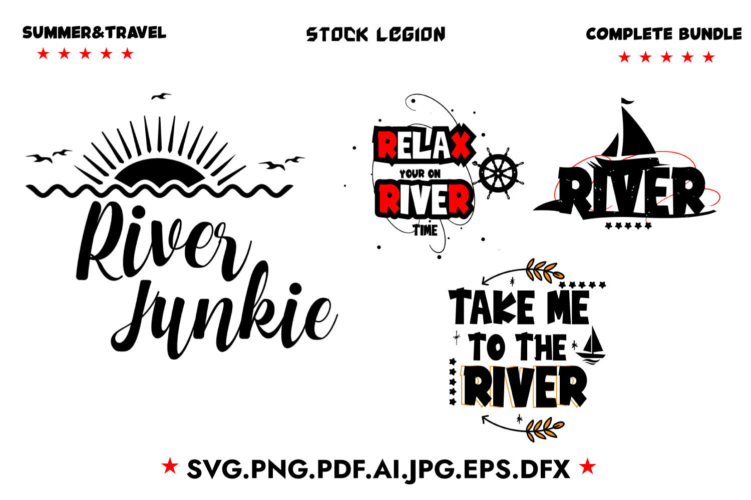 Download 81 Summer River Svg Bundle By Stockvectorsvg Thehungryjpeg Com