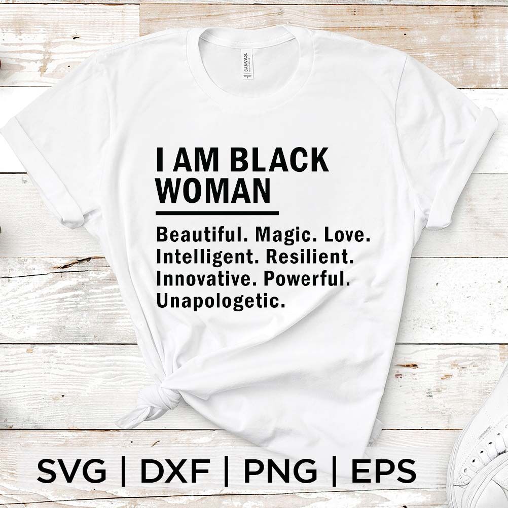 I am Black Woman SVG By spoonyprint | TheHungryJPEG