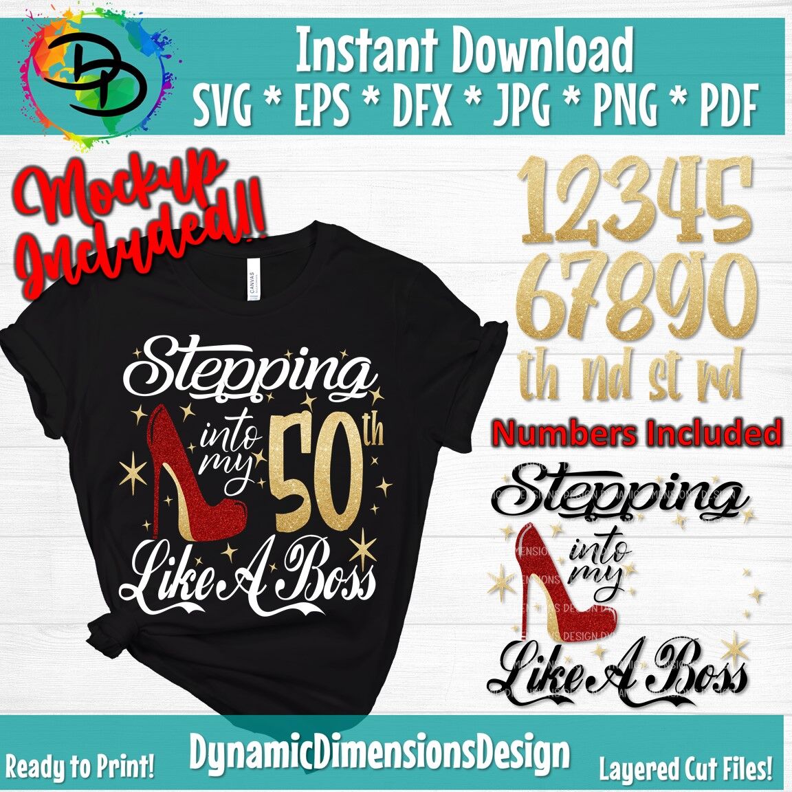 Download Stepping Into Sassy Classy Fabulous Svg Birthday Shirt High Heel L By Dynamic Dimensions Thehungryjpeg Com