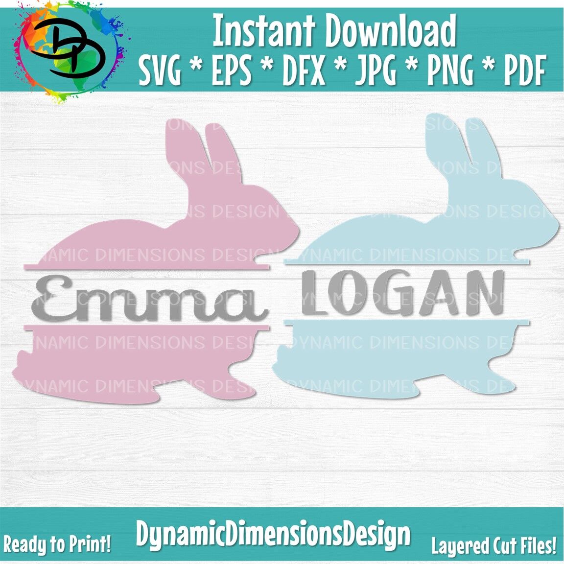 Download Bunny Ears Svg Bunny Name Frame Svg Easter Svg Easter Bunny Digita By Dynamic Dimensions Thehungryjpeg Com