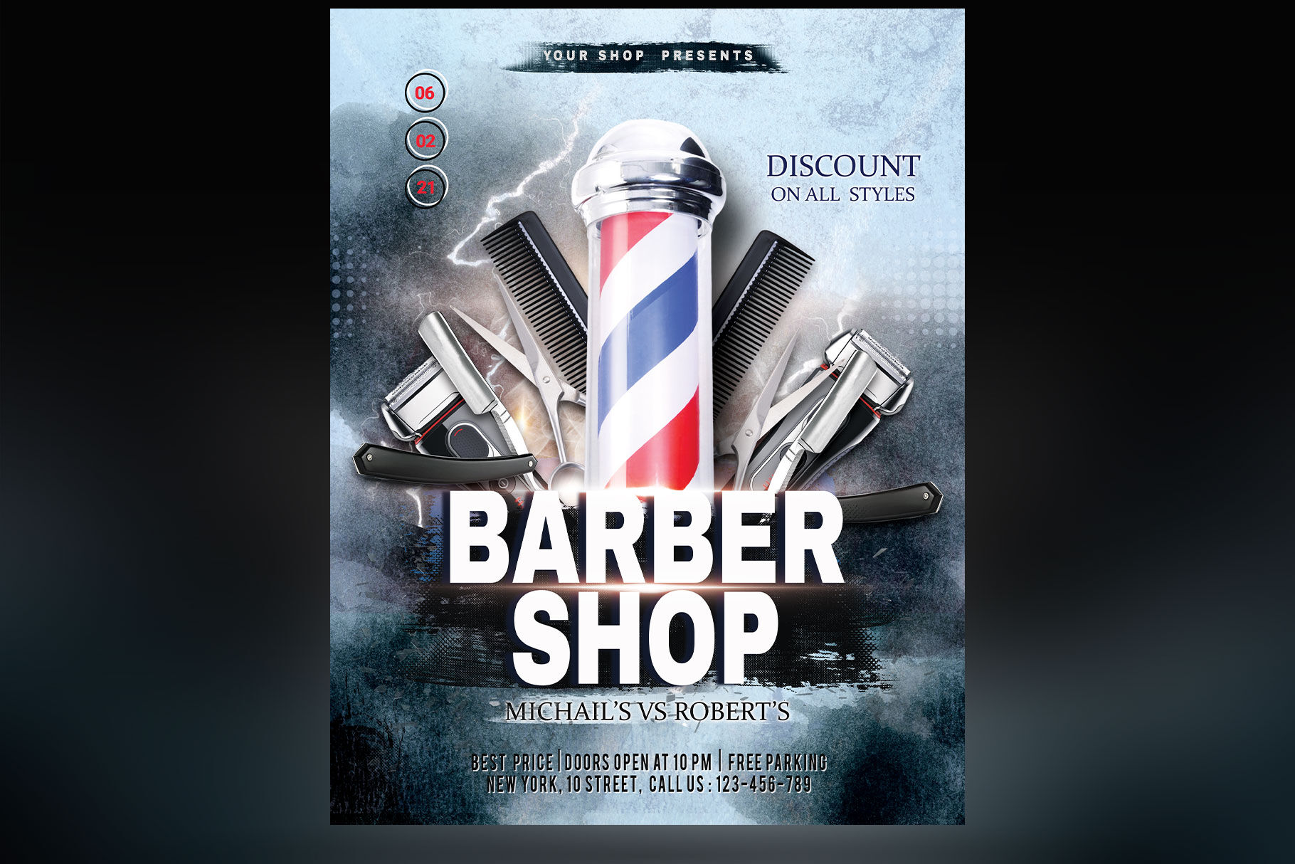 Barber Shop Flyer (1269189)