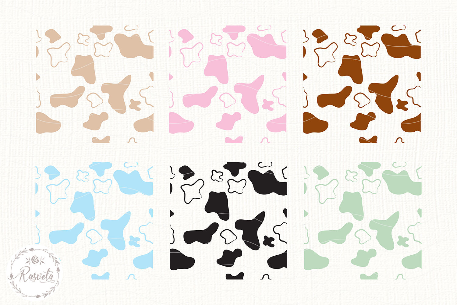 Cow Print Patterns By RaSveta