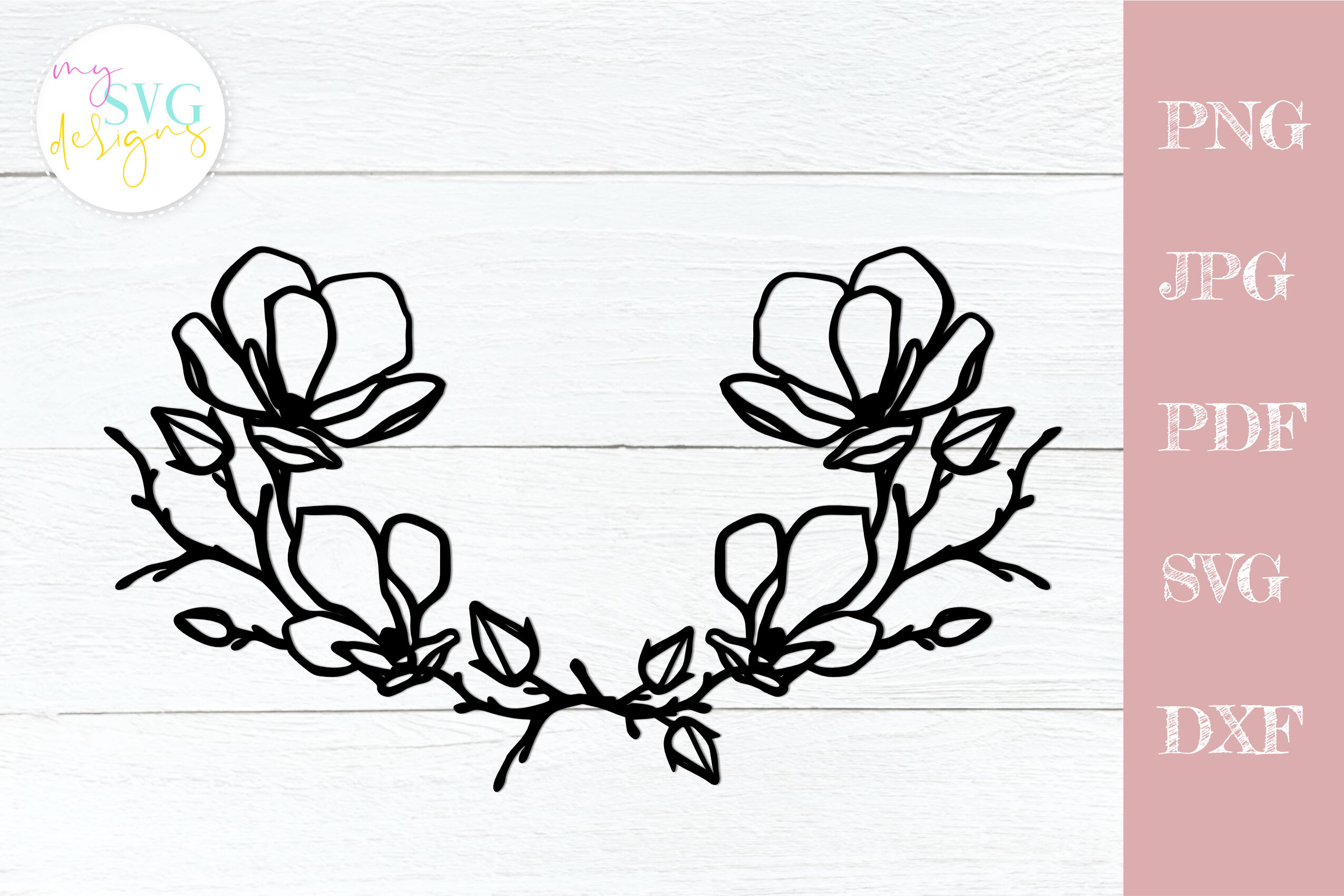 Free Free 142 Magnolia Flower Svg Free SVG PNG EPS DXF File