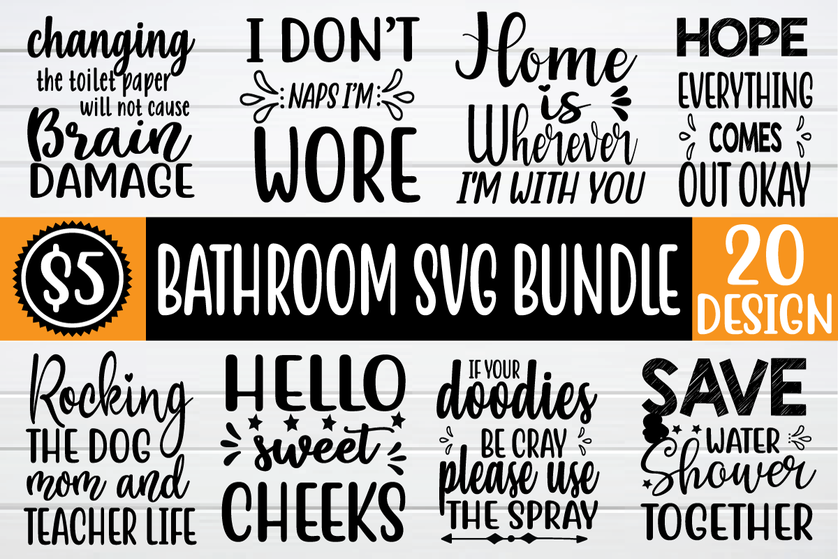 Download Bathroom Svg Bundle Vol2 By Bdb Graphics Thehungryjpeg Com