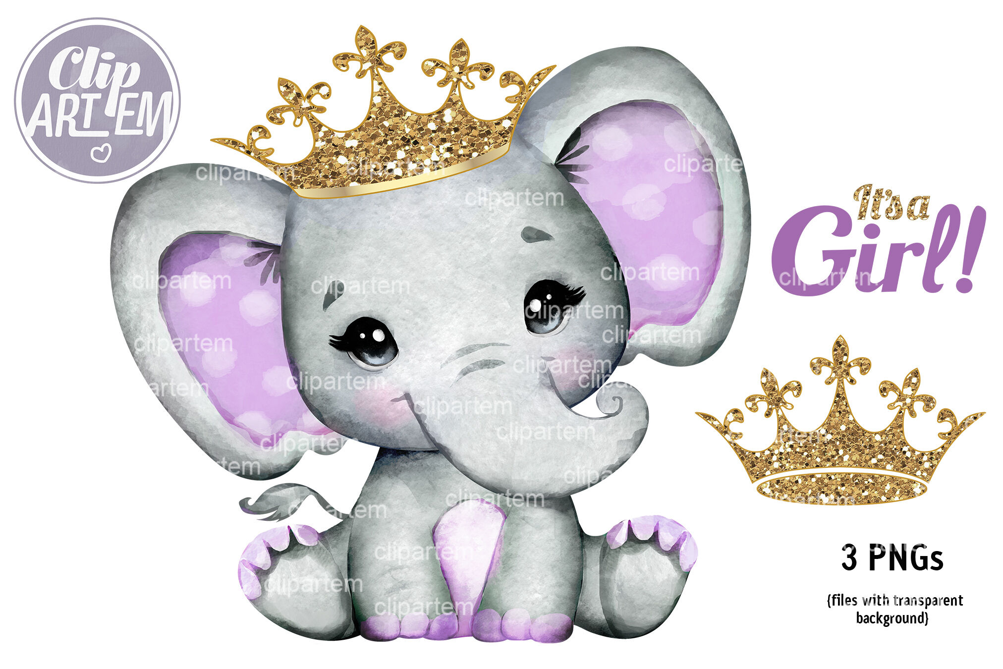 purple tiara clip art