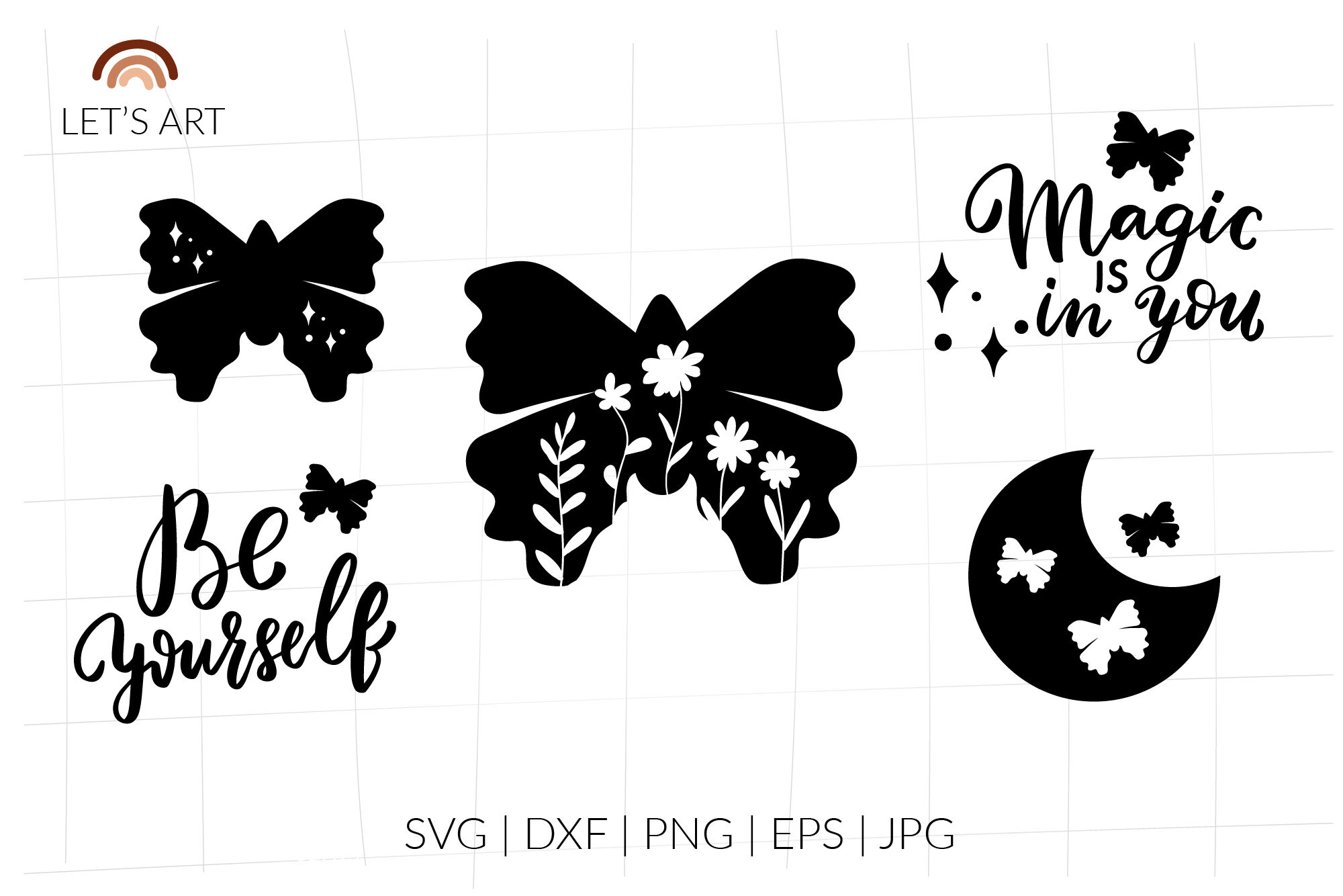 Download Butterfly Svg Butterfly Saying Svg Svg For Shirt Moth Svg Boho Svg By Lettersclipart Thehungryjpeg Com