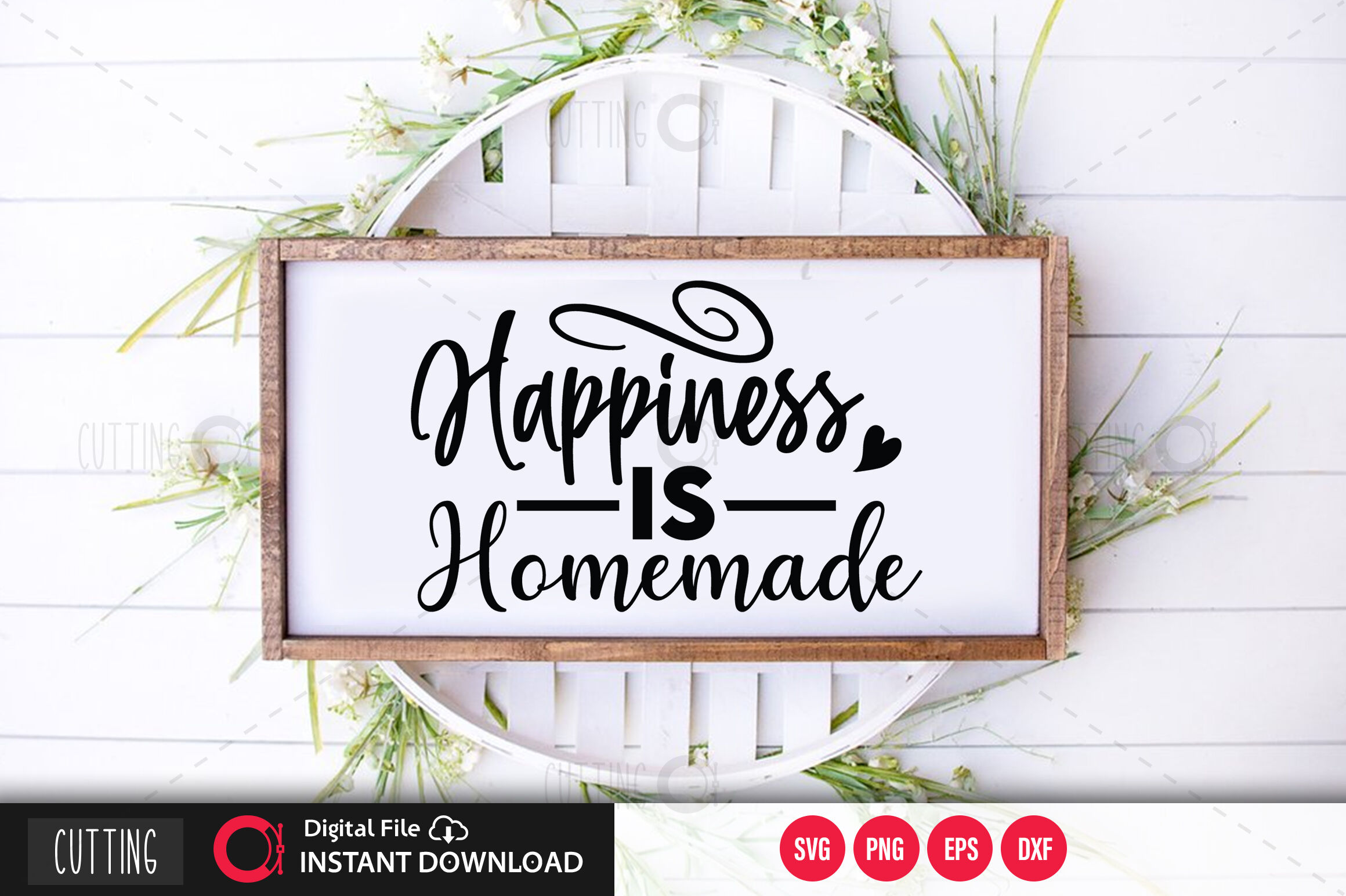 Download Happiness Is Homemade Svg By Designavo Thehungryjpeg Com