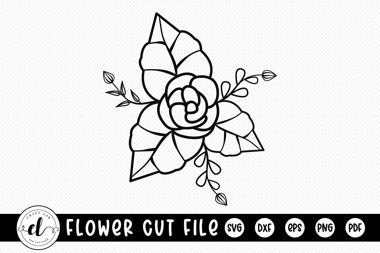 Download Rose Svg Flowers Svg Floral Elements By Craftlabsvg Thehungryjpeg Com