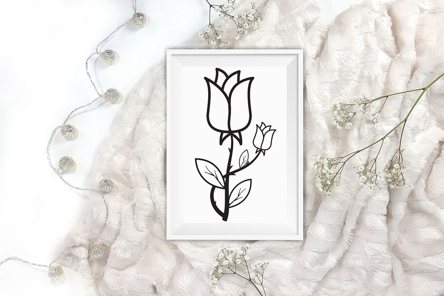 Download Tulip Svg Flower Svg Floral Elements By Craftlabsvg Thehungryjpeg Com