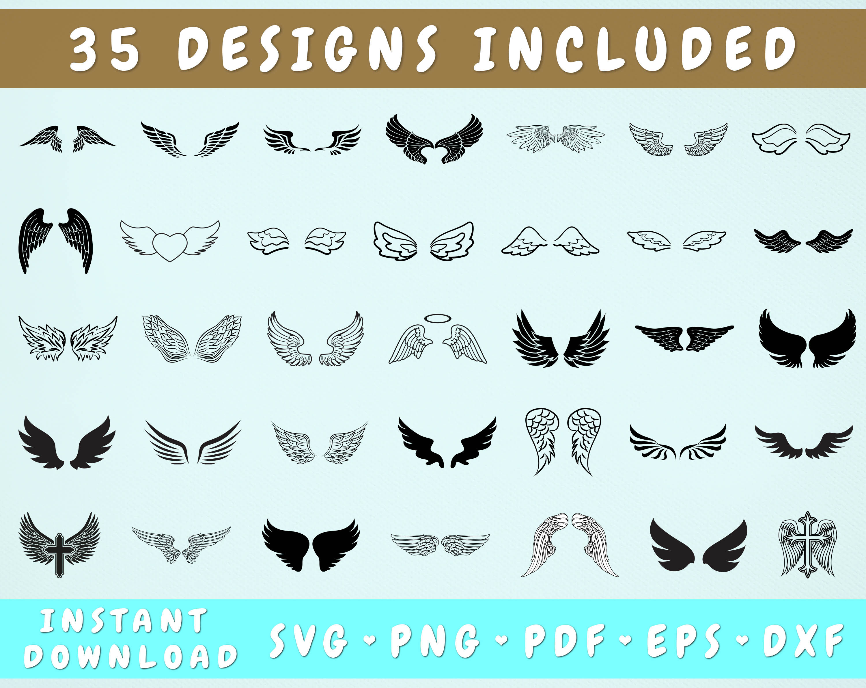 Free Free Layered Angel Wings Svg 543 SVG PNG EPS DXF File