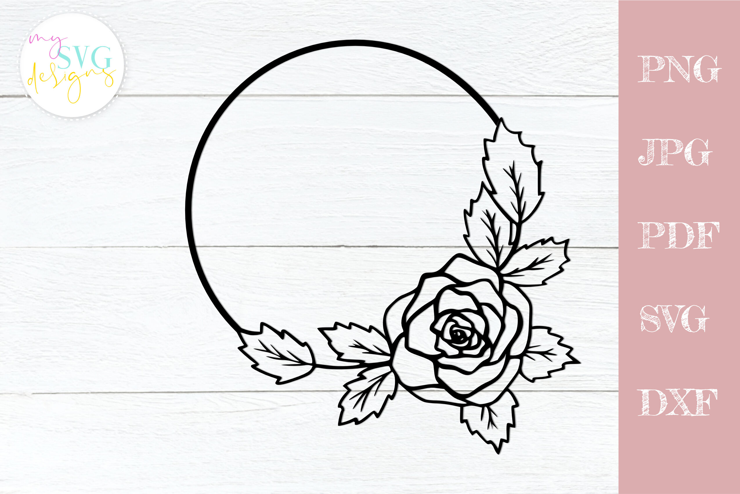 Flower border svg, Rose svg, Rose border svg By PLPaperDesigns