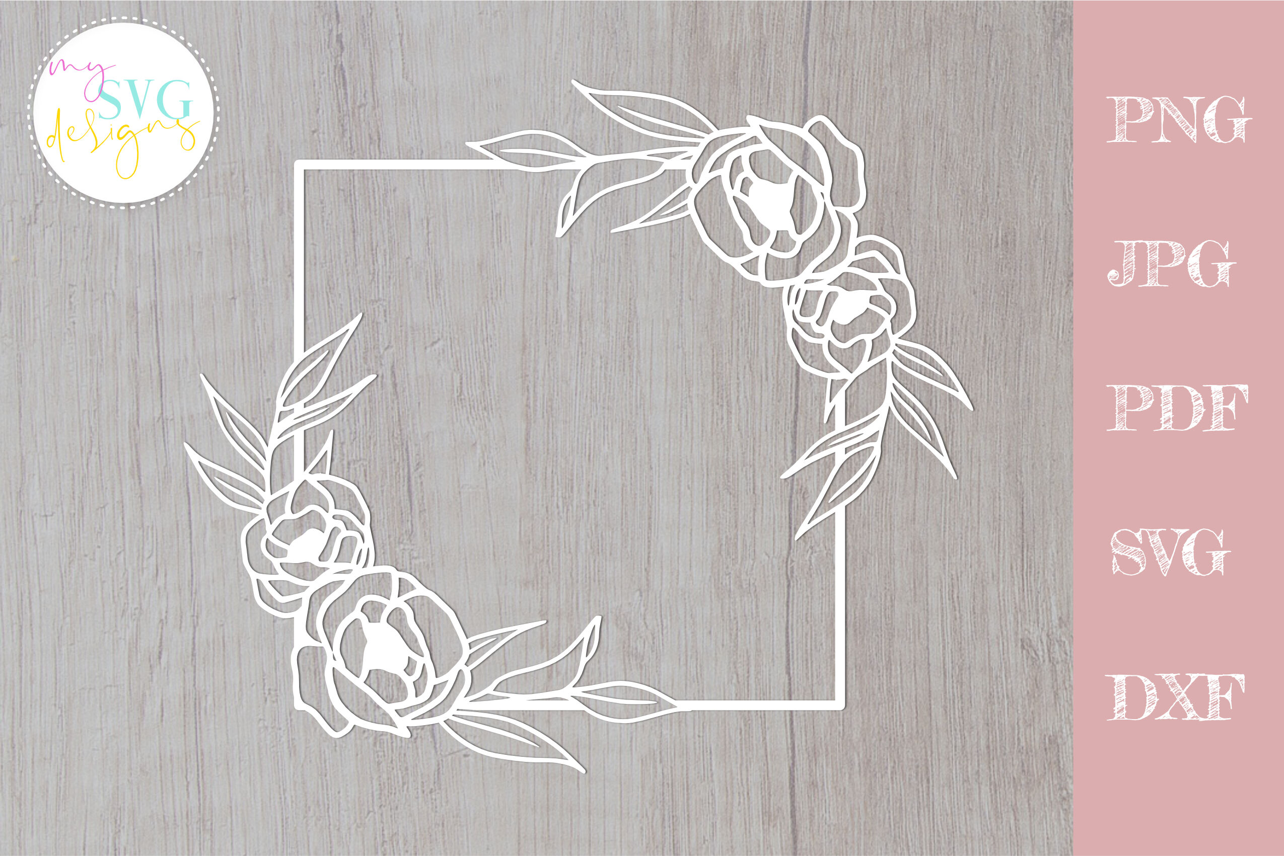 Download Floral Frame Svg Flower Svg Floral Bouquet Svg By Mysvgdesigns Thehungryjpeg Com