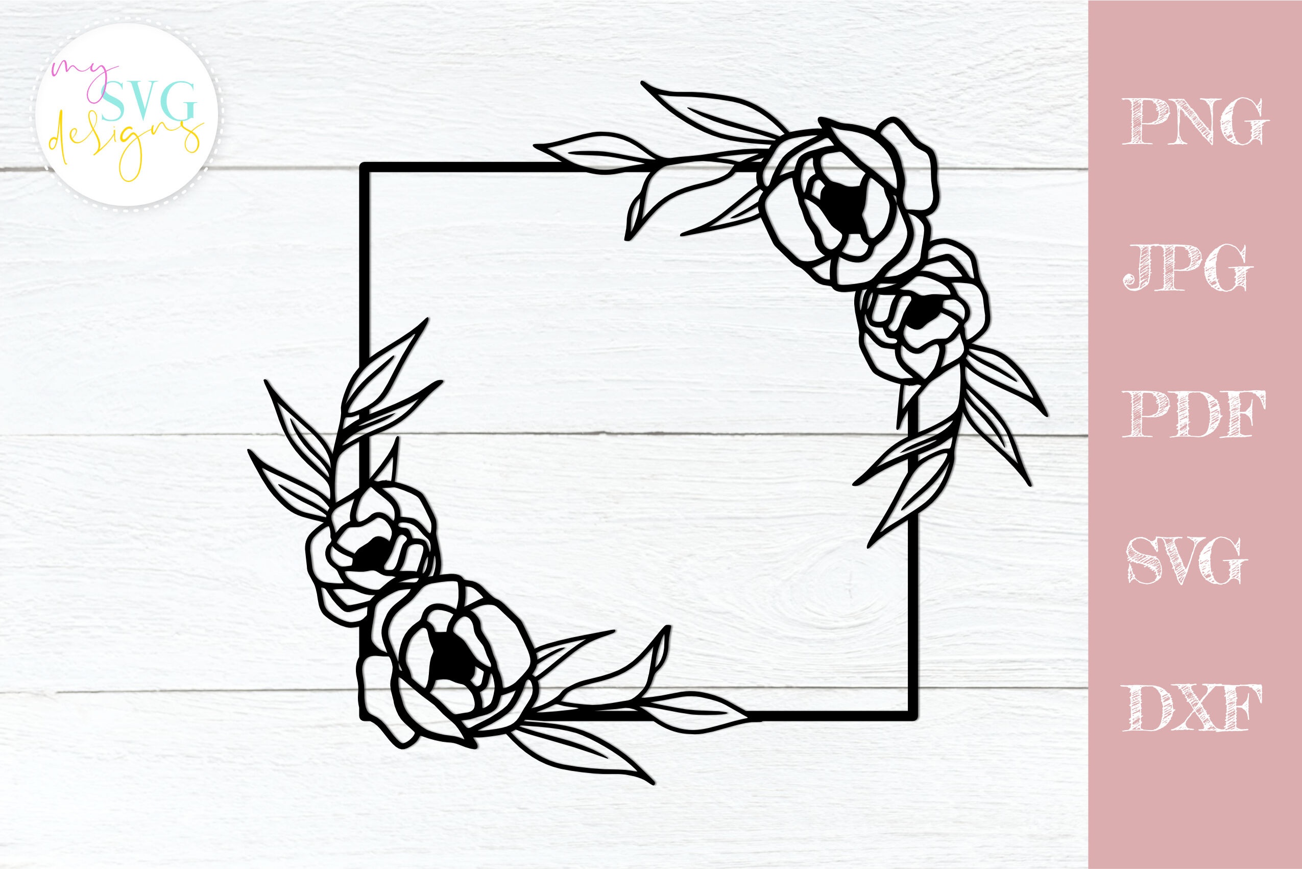 Free Free 67 Flower Svg Frame SVG PNG EPS DXF File