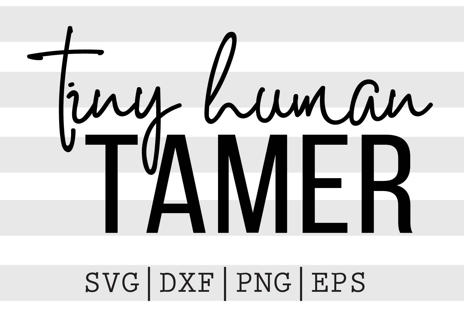 Tiny human tamer SVG By spoonyprint | TheHungryJPEG