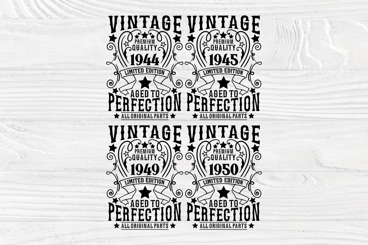 Download Vintage Birthday Svg 1941 1960 Birthday Shirts By Tonisartstudio Thehungryjpeg Com