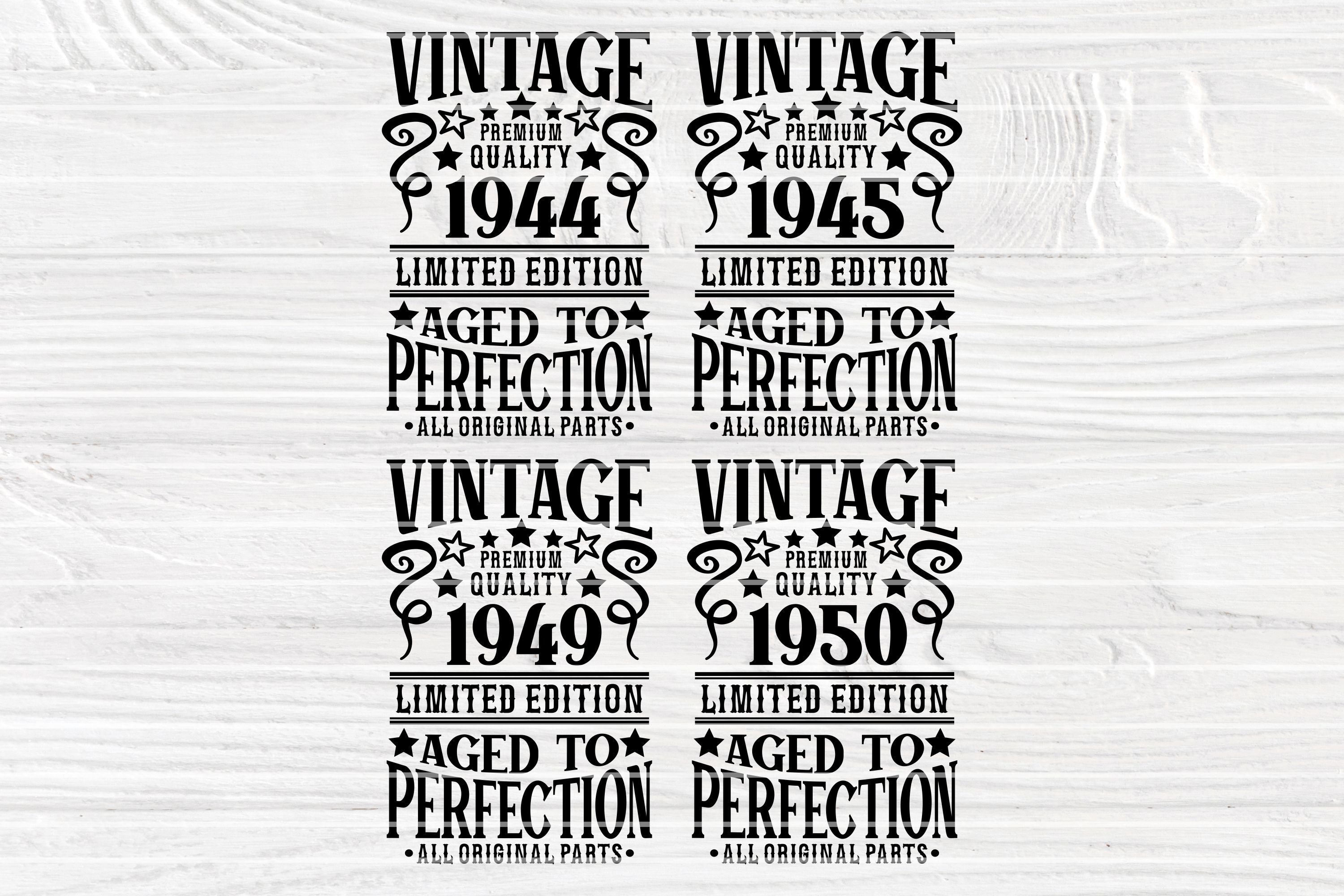 Download Vintage Birthday Svg 1941 1960 Birthday Shirts By Tonisartstudio Thehungryjpeg Com