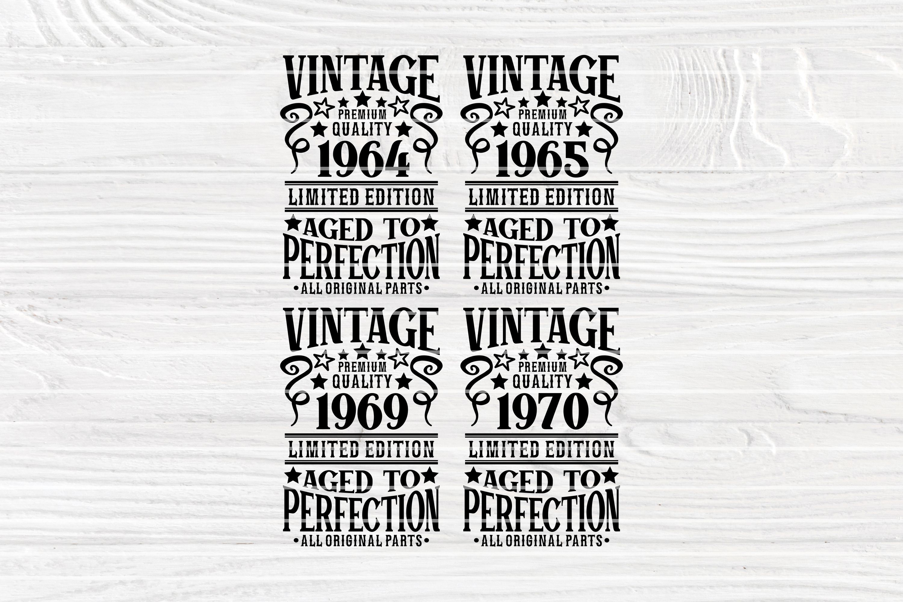 Download Vintage Birthday Svg 1961 1980 Birthday Shirts By Tonisartstudio Thehungryjpeg Com