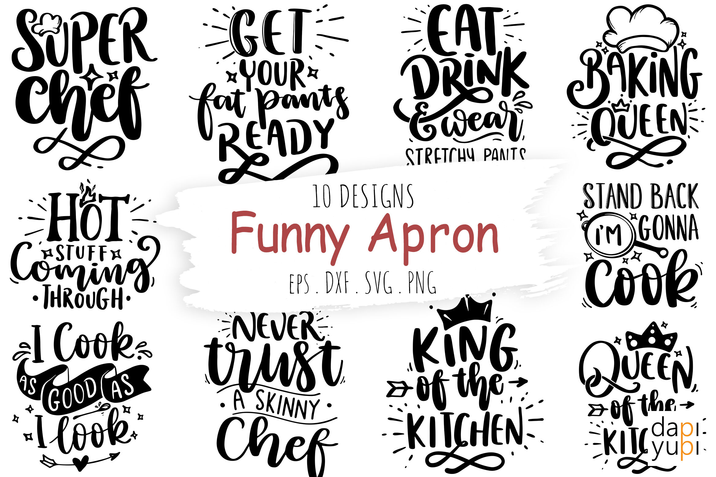 Funny Kitchen Sayings SVG Bundle Kitchen Towel Svg Cut Files