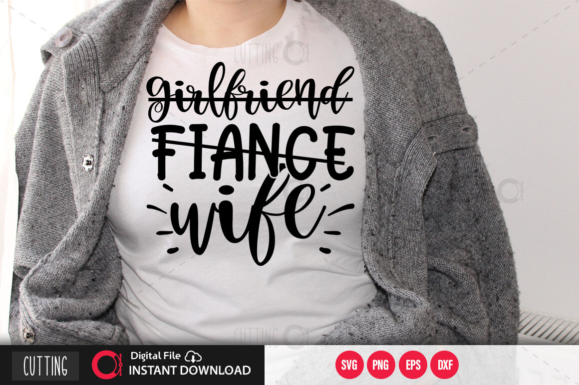 Girlfriend Fiance Wife Svg By Designavo Thehungryjpeg 9598