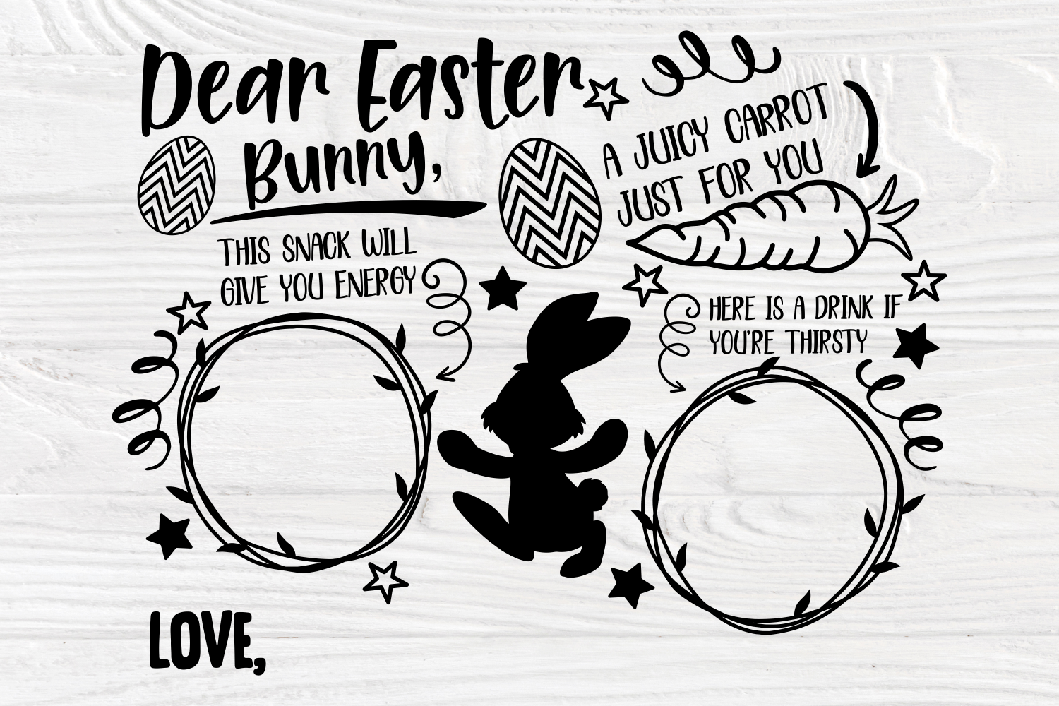 Easter Tray SVG Bundle, Dear Easter Bunny Svg By TonisArtStudio