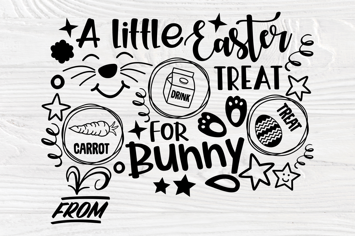 Easter Tray SVG Bundle, Dear Easter Bunny Svg By TonisArtStudio