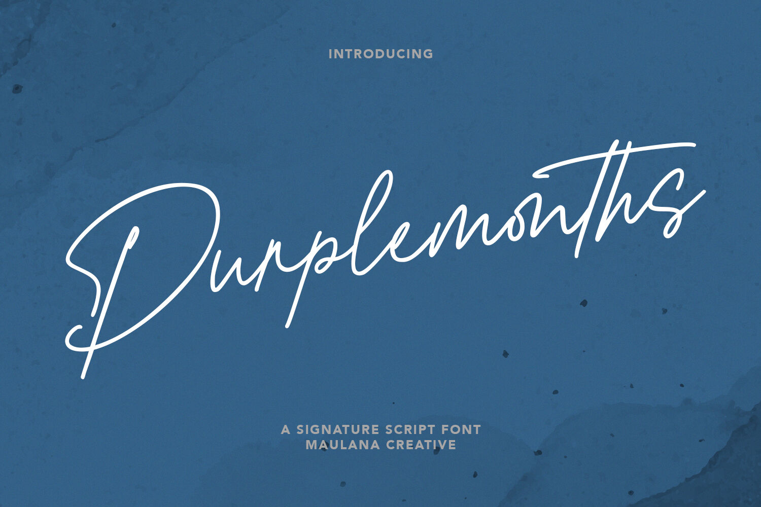 Purplemonths Signature Font By Maulana Creative | TheHungryJPEG