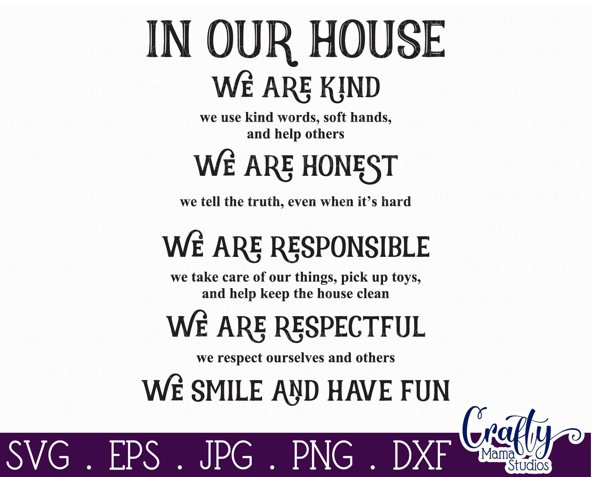 Free Free 190 Family House Rules Svg SVG PNG EPS DXF File